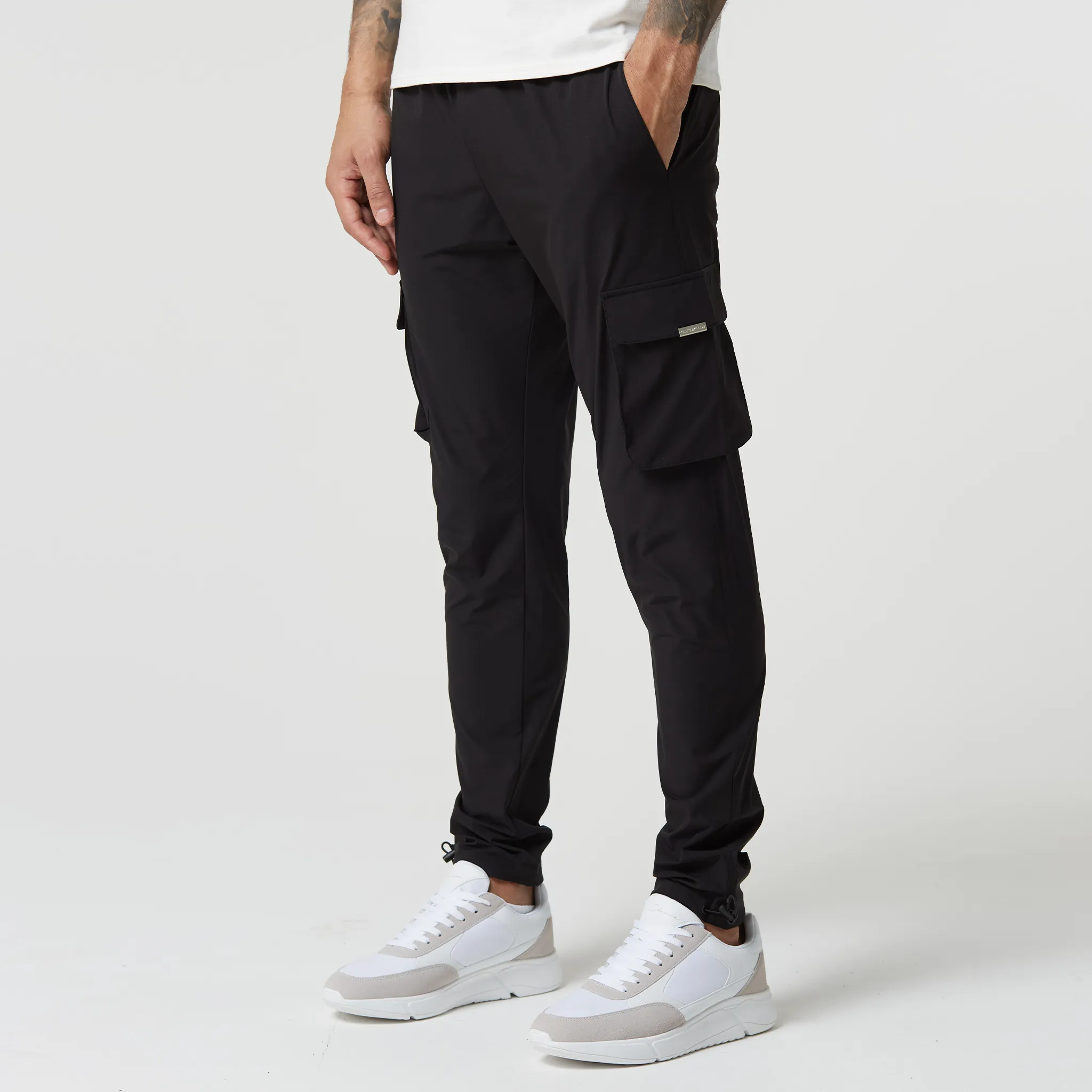 2-Pack Stretch Tech Cargo Pants | Black / Sand
