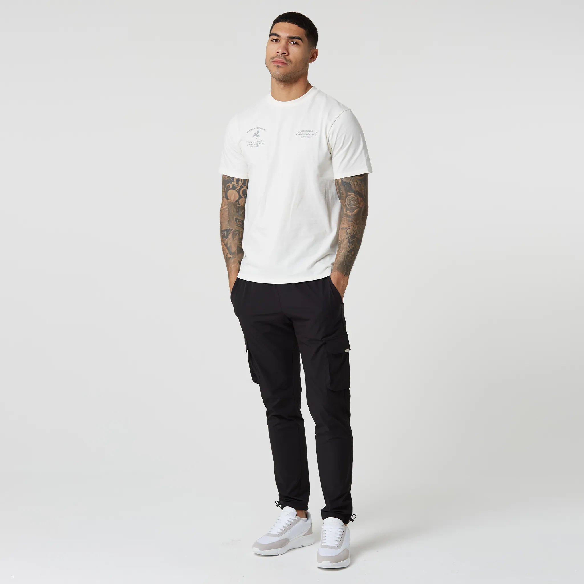 2-Pack Stretch Tech Cargo Pants | Black / Sand