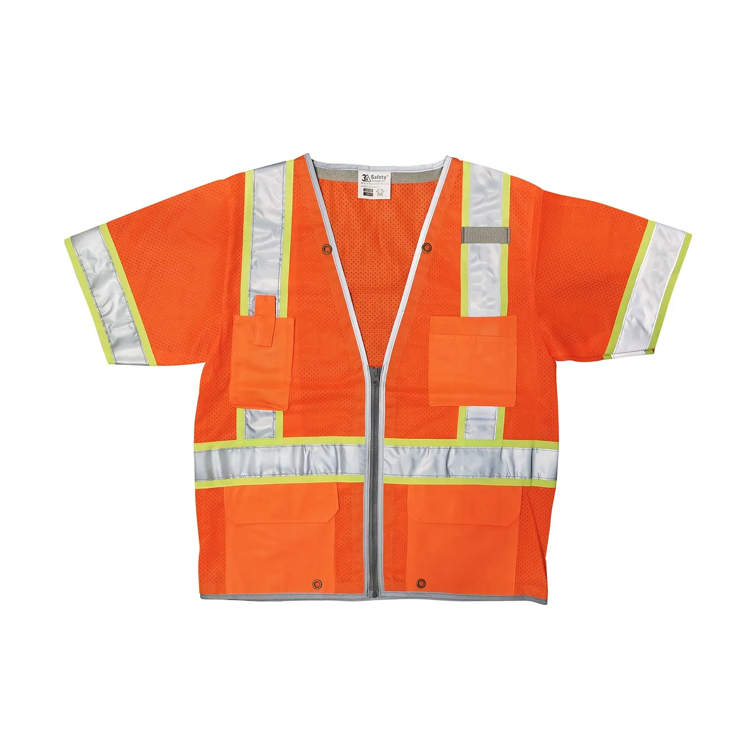 3A Safety Groups Surveyor Safety Vest, ANSI Class 3 - Orange
