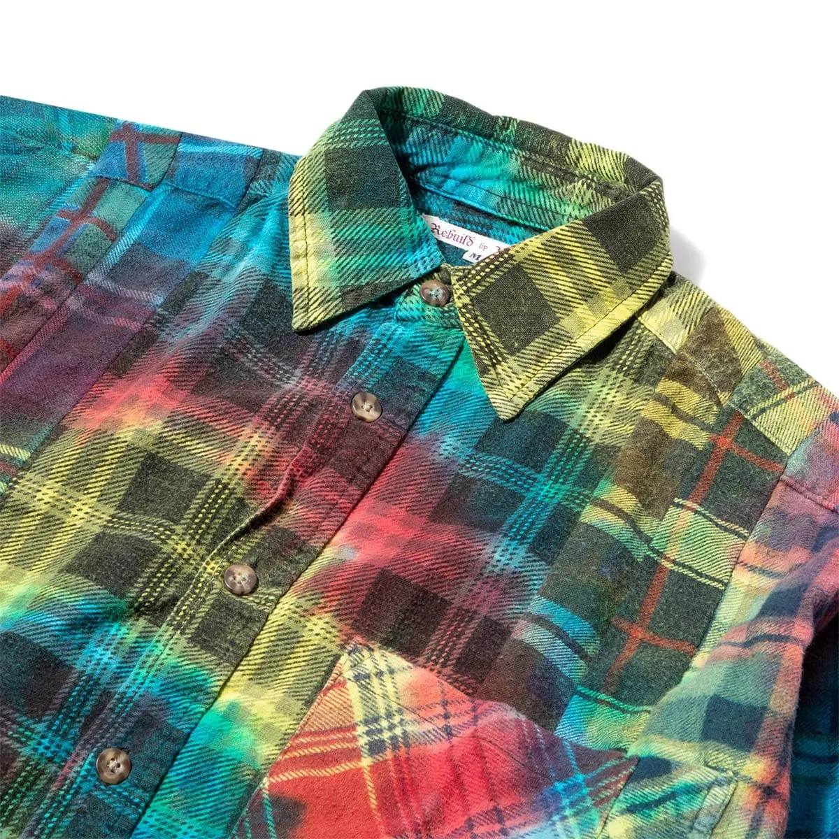 7 CUTS FLANNEL TIE DYE SHIRT FW20 17