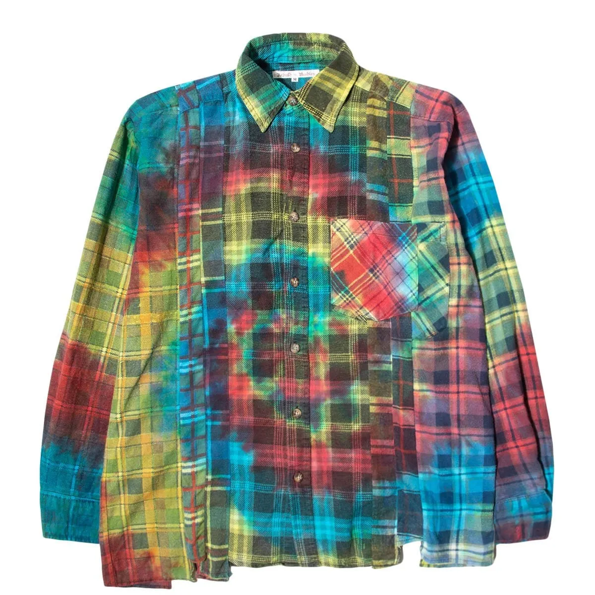 7 CUTS FLANNEL TIE DYE SHIRT FW20 17
