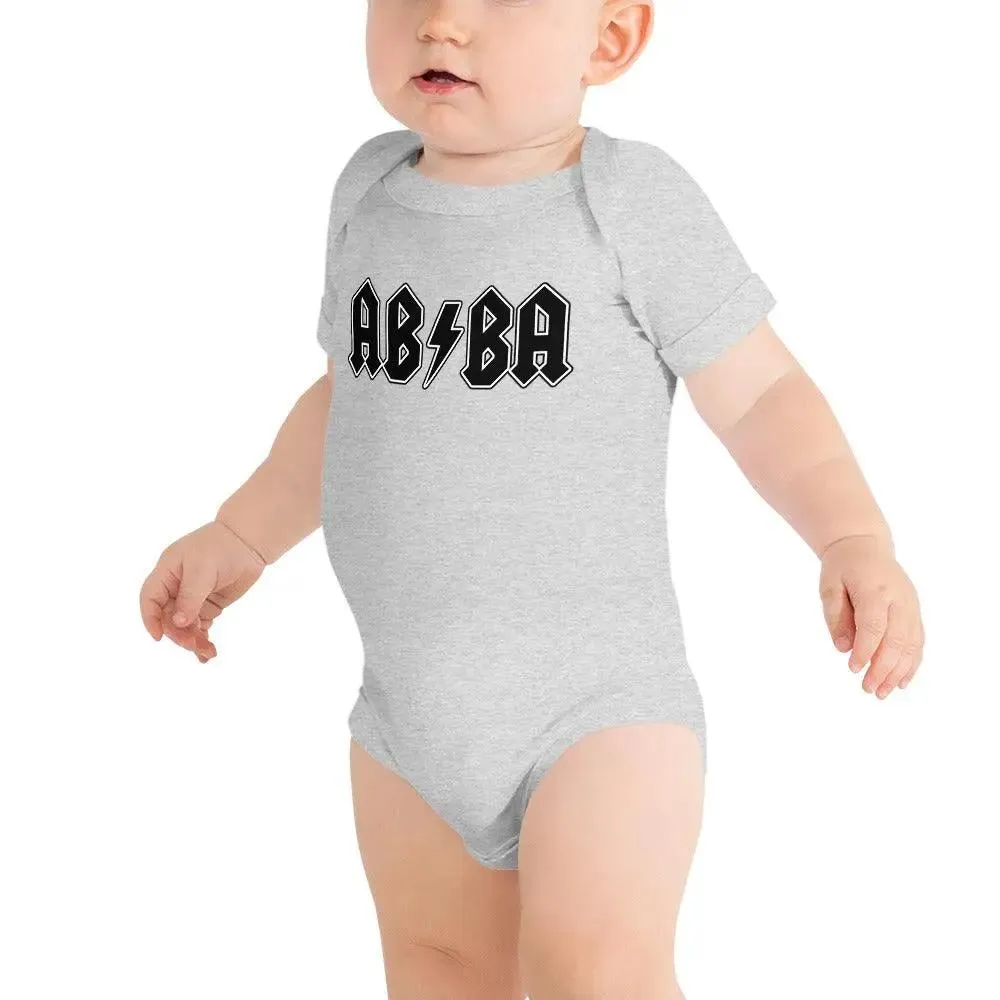 AB/BA Baby Onesie