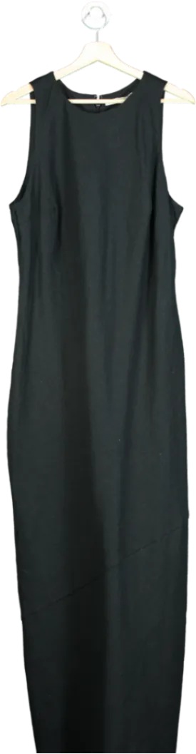 Abercrombie & Fitch Black Sleeveless Maxi Dress LT