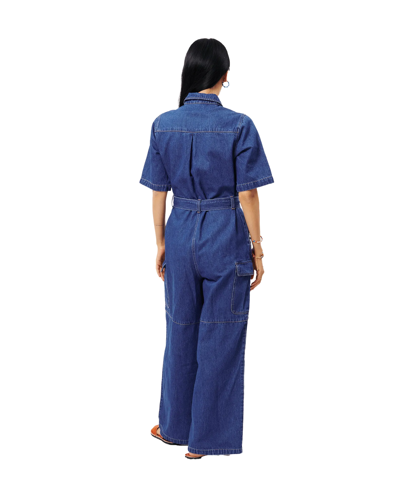 Blue Akila Jumpsuit - Stylish and Comfy