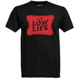 Stylish Ames Bros Low Life Graphic Print T-Shirt