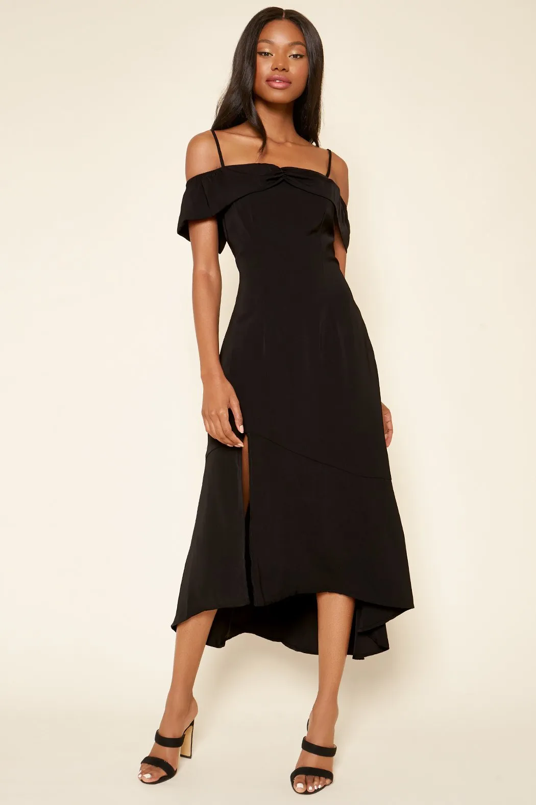Annabelle Off The Shoulder Maxi Dress