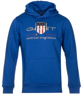 Archive Shield Hoodie College Blue