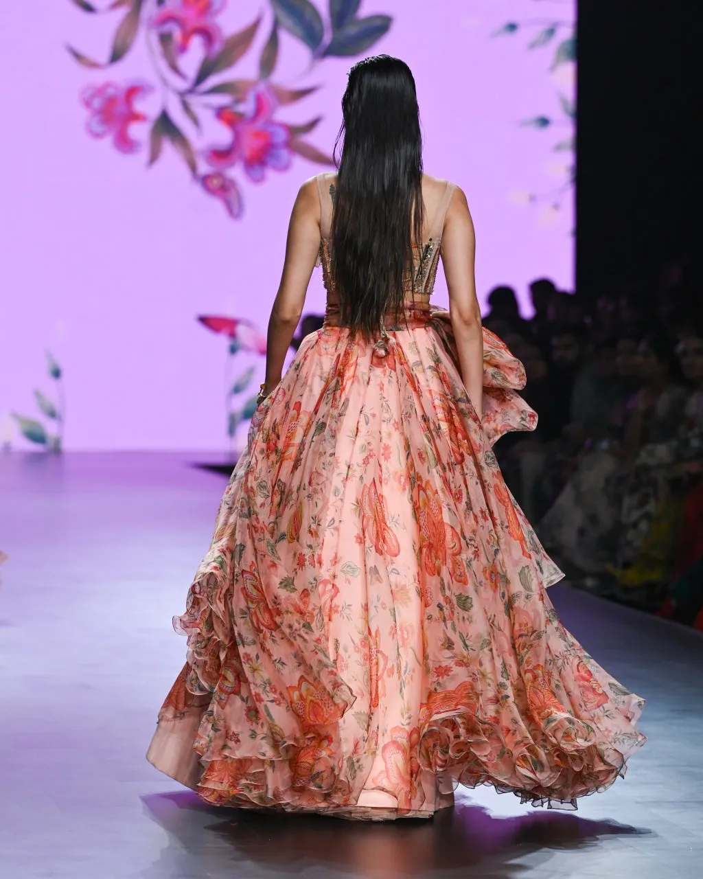 Arni Floral Embroidered Lehenga Set with Dupatta