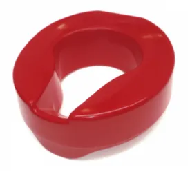 Ashby Red Raised Toilet Seat