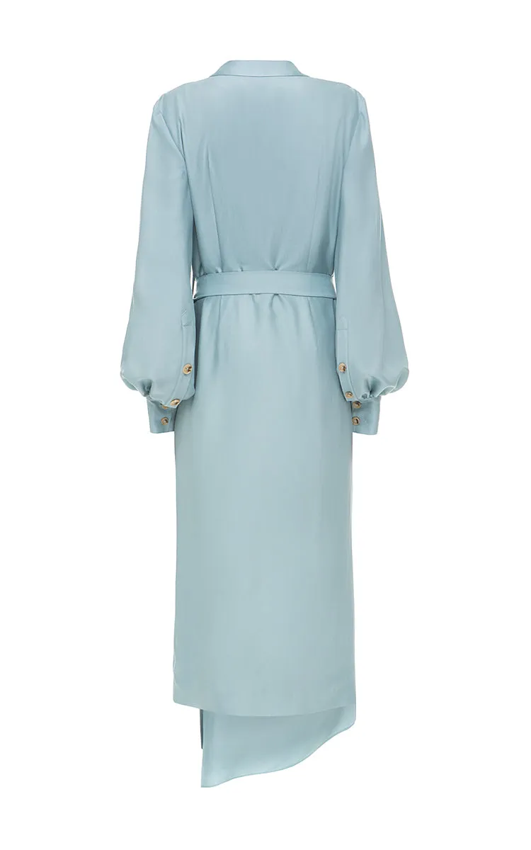Asymmetric wrap dress