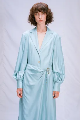 Asymmetric wrap dress
