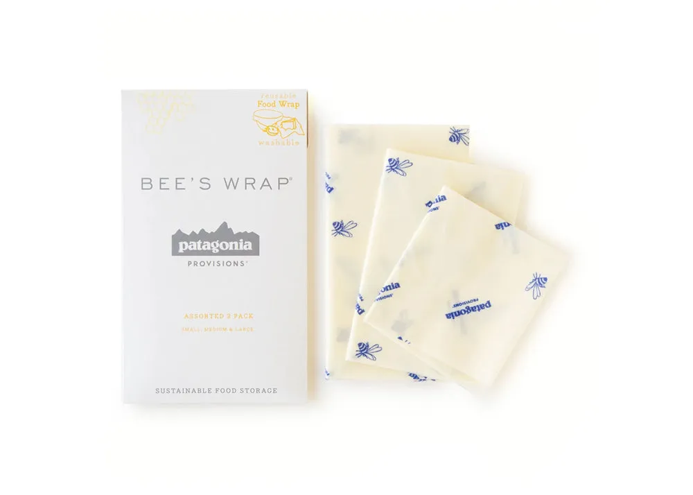 Assorted 3-Pack of Bees Wrap for Food Storage