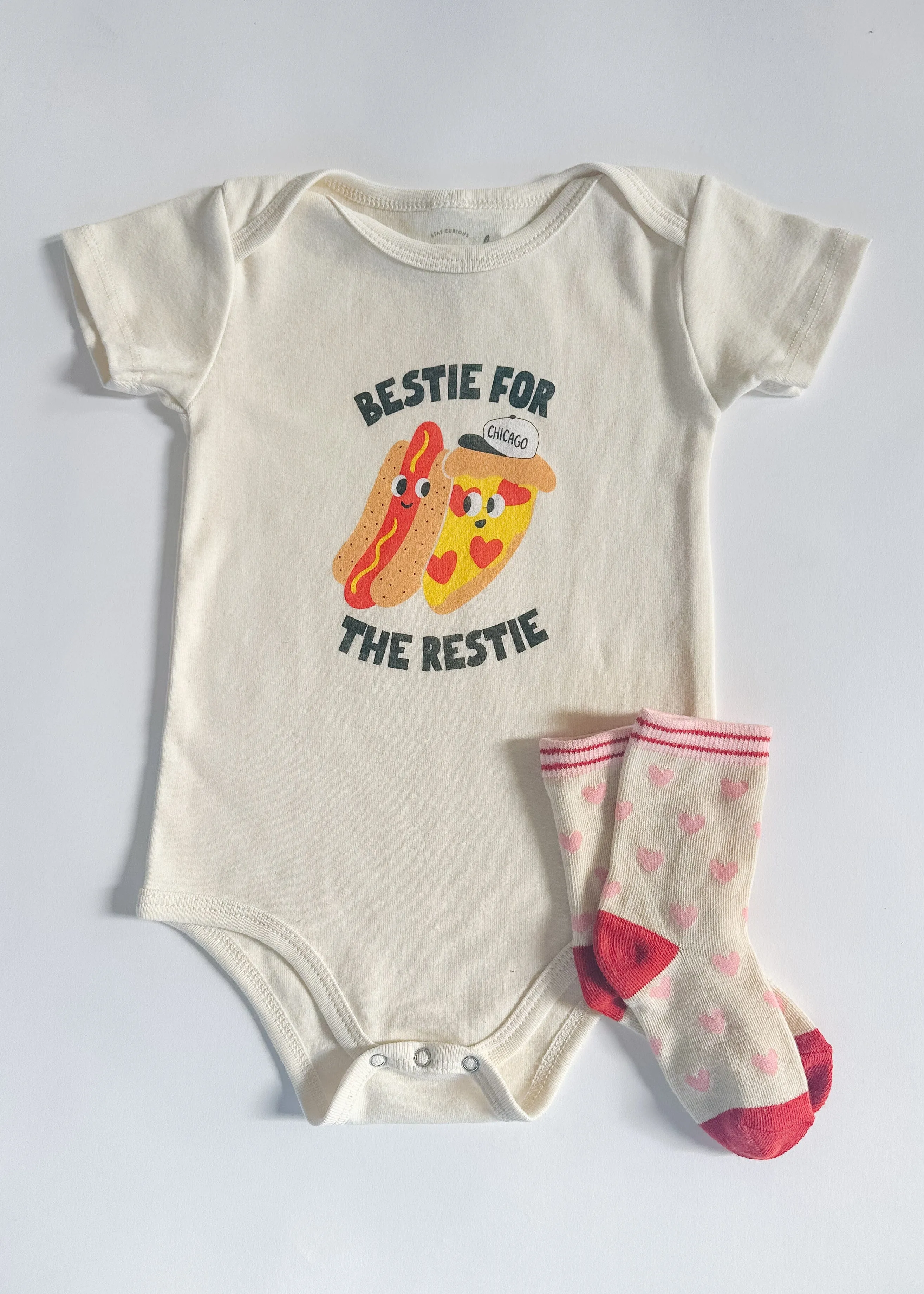 Bestie For The Restie Onesie – Natural