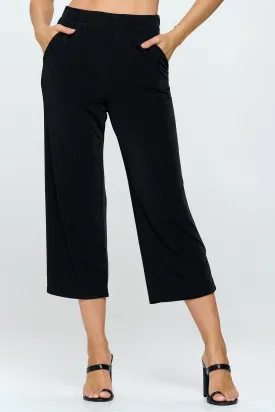 Black Capri Length Pants