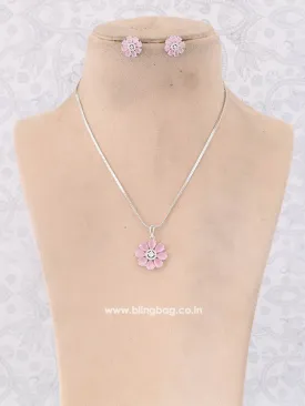 Blush Benoite Pendant Set