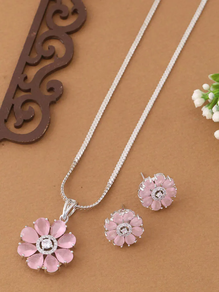 Blush Benoite Pendant Set