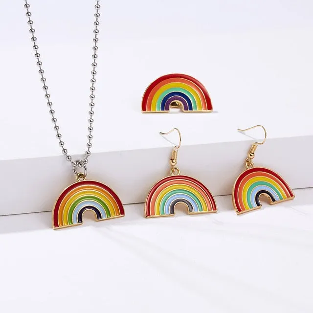 Bonky Rainbow Flag Earring Sets