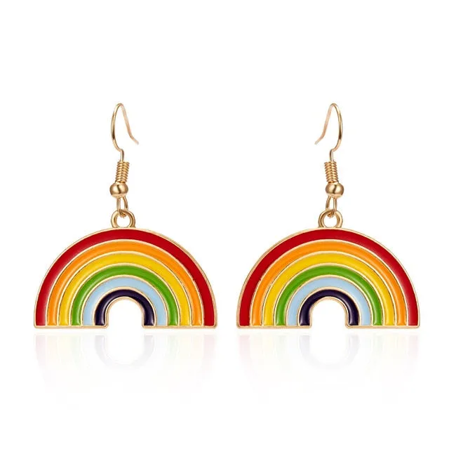 Bonky Rainbow Flag Earring Sets