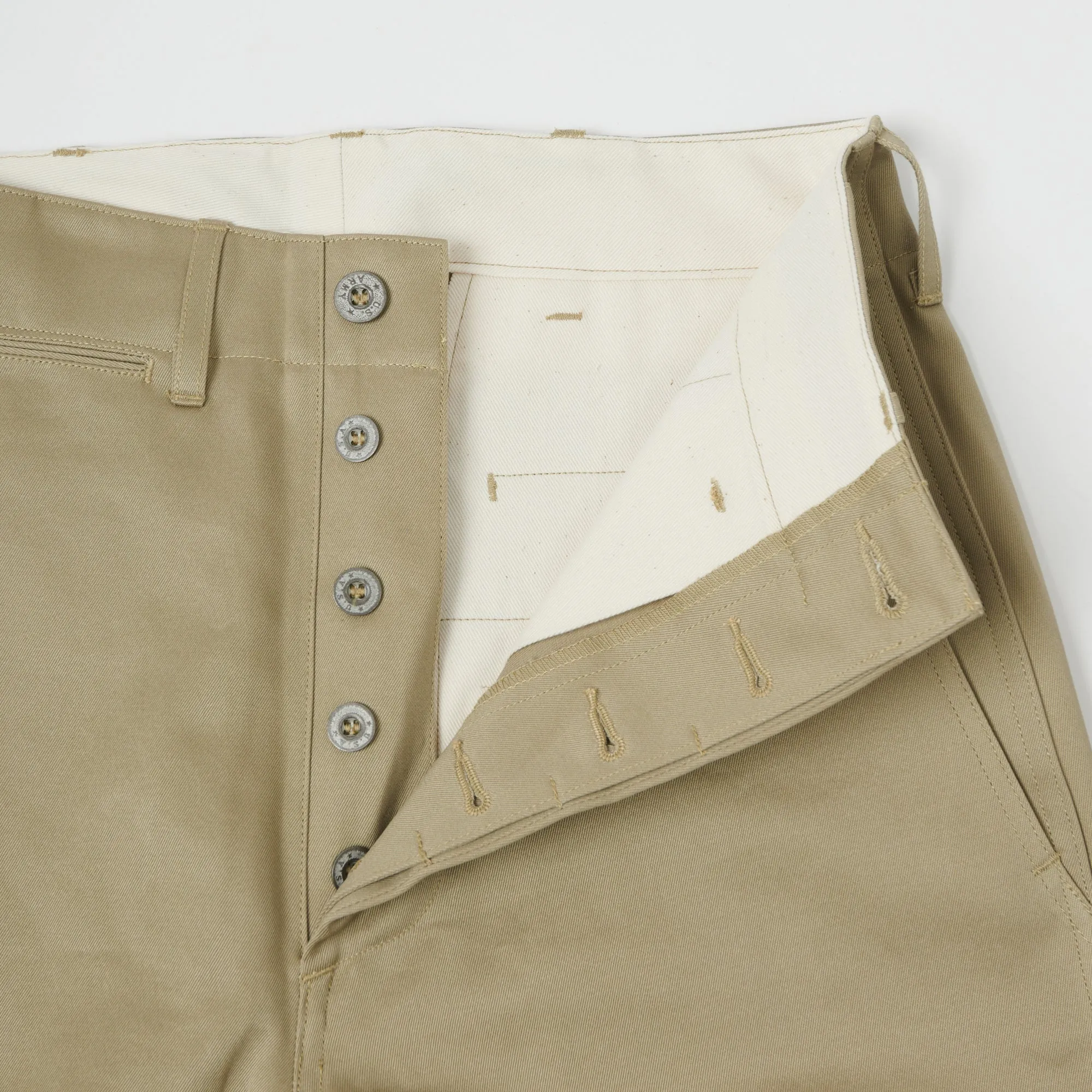 Buzz Rickson's M43036 Early Military 1942 Model Chino - Khaki