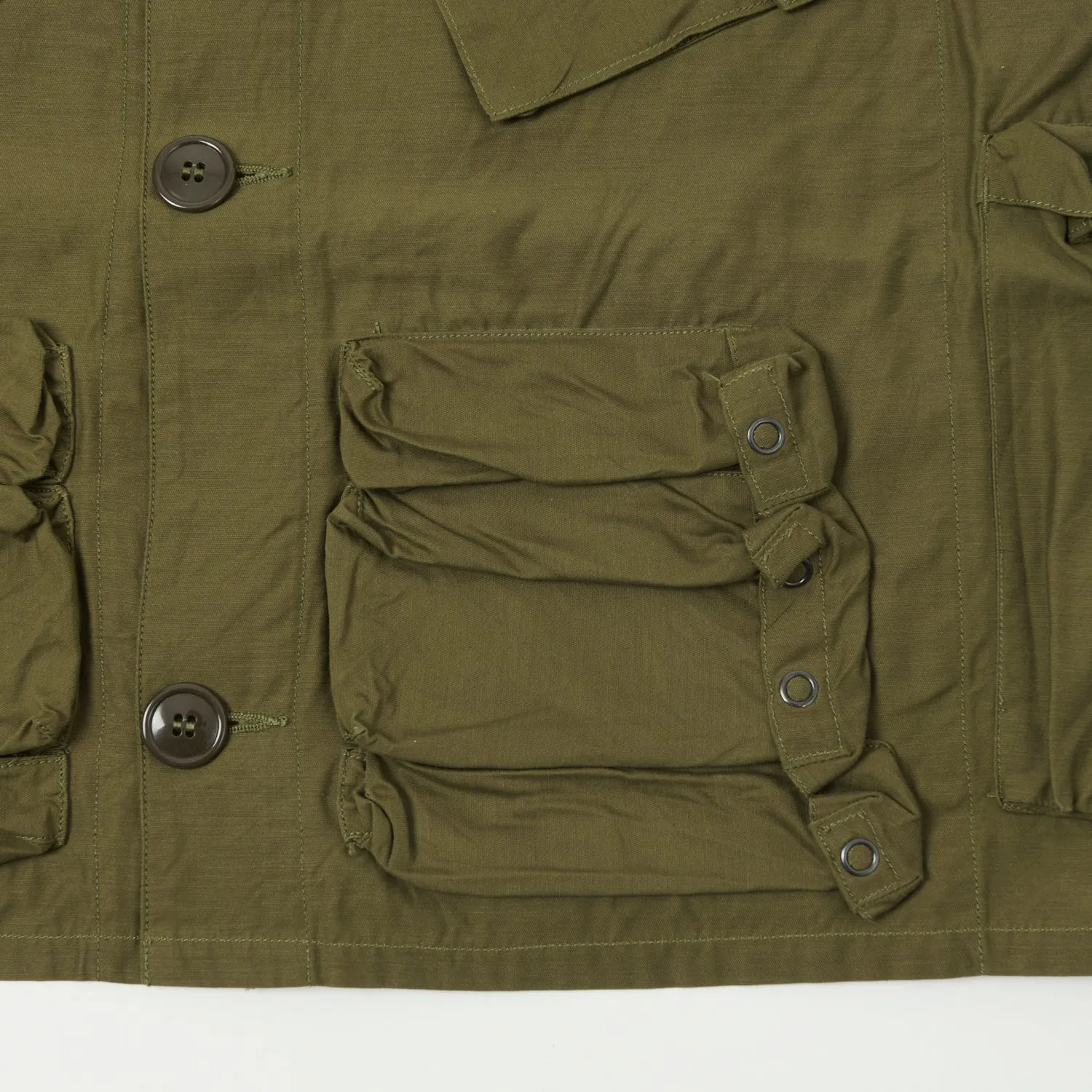 Buzz Ricksons Olive Green Type C-1 Civilian Vest - Premium Quality