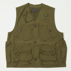 Buzz Ricksons Olive Green Type C-1 Civilian Vest - Premium Quality