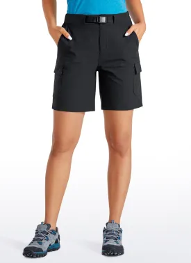Cargo Mid-Rise Hiking Shorts with Belt Loops 7"