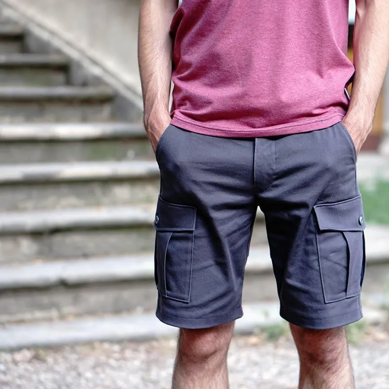 Cargo Shorts -Printed pattern