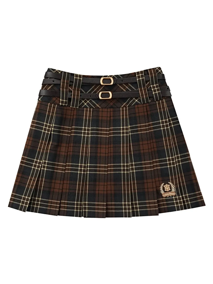Chic Parisian Pleated Skirt