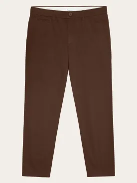 CHUCK regular twill chino pants - Demitasse (brown)