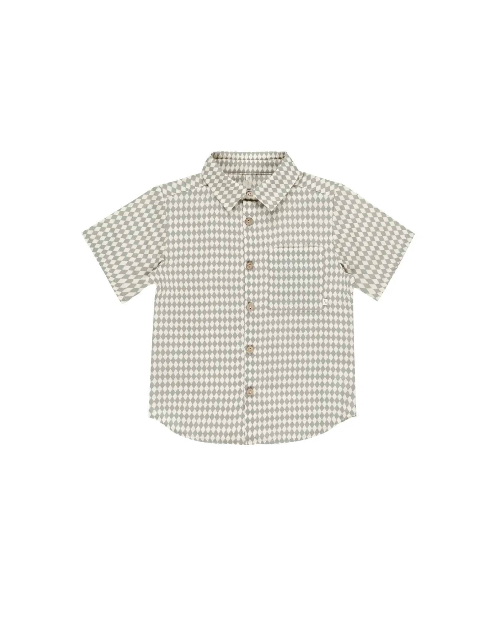 Collared Short Sleeve Shirt | Laurel Diamond