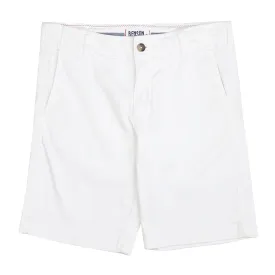 Como White Chino Shorts
