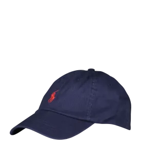 Cotton Chino Baseball Cap - Navy