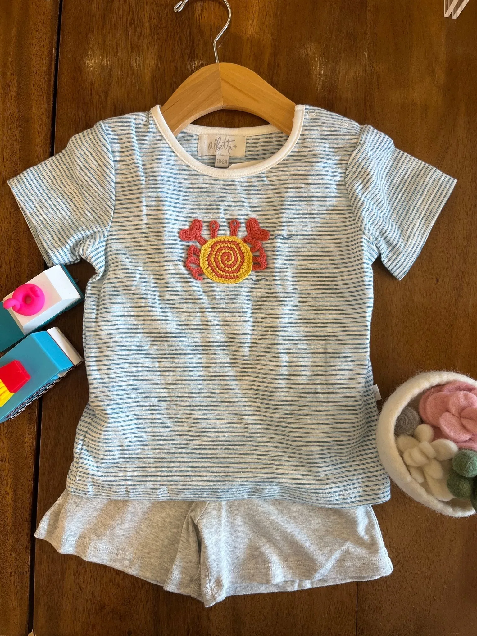 Crab T-Shirt & Shorts