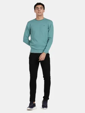 Crew Neck Porcelain Full Sleeve Pullover