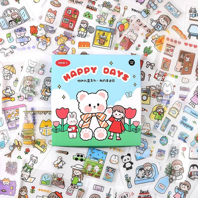 Cute Character Sticker Sheets