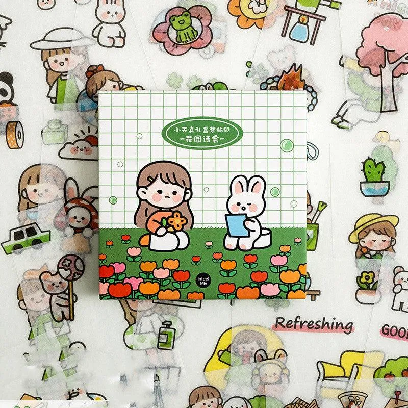 Cute Character Sticker Sheets