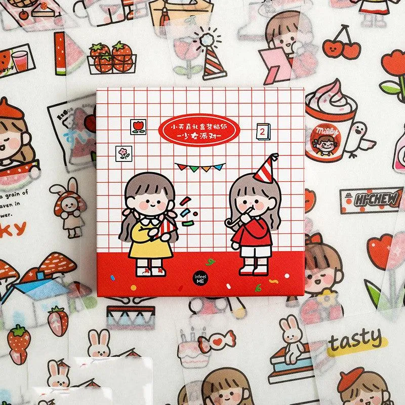 Cute Character Sticker Sheets