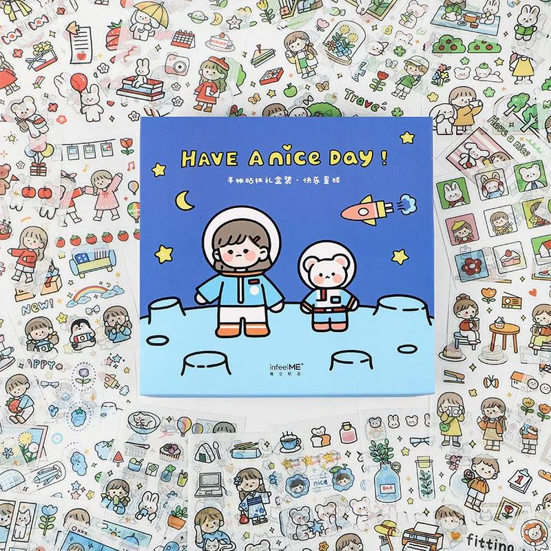 Cute Character Sticker Sheets