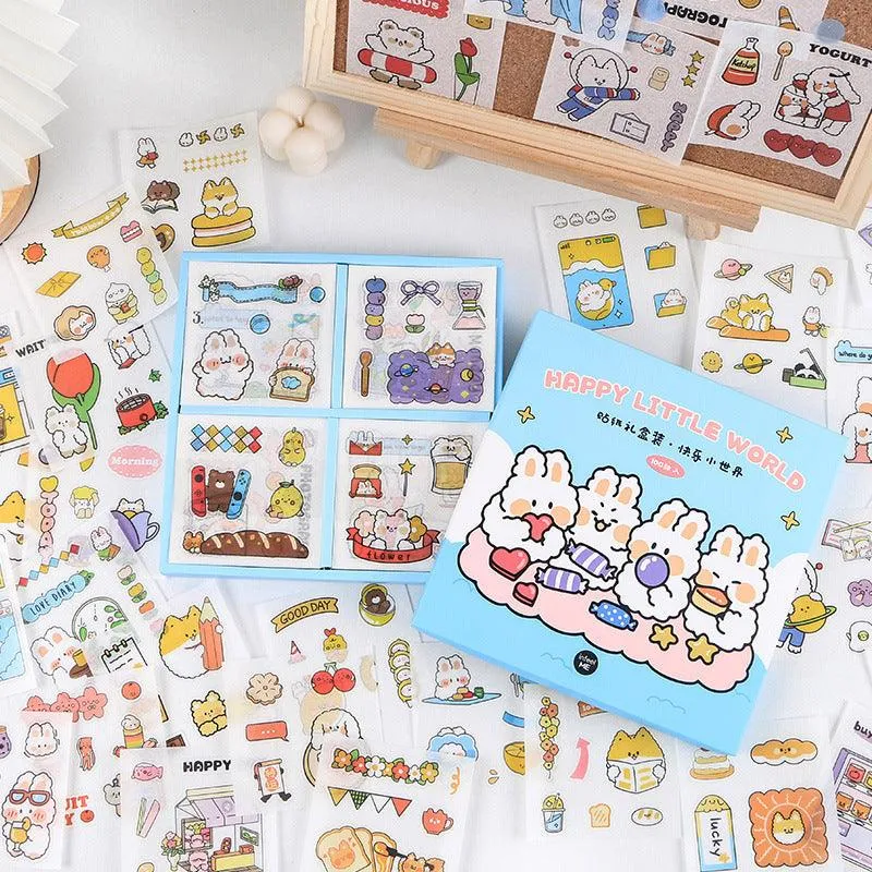 Cute Character Sticker Sheets