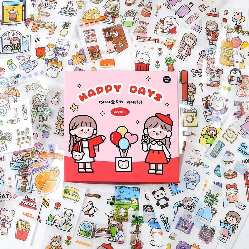 Cute Character Sticker Sheets