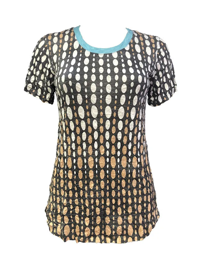 David Cline 7903, Lime, Poppy, Turquoise
