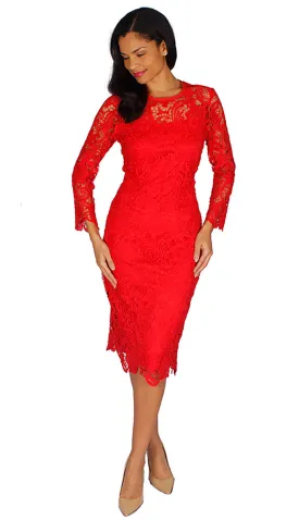 Diana Couture Dress 7069-Red