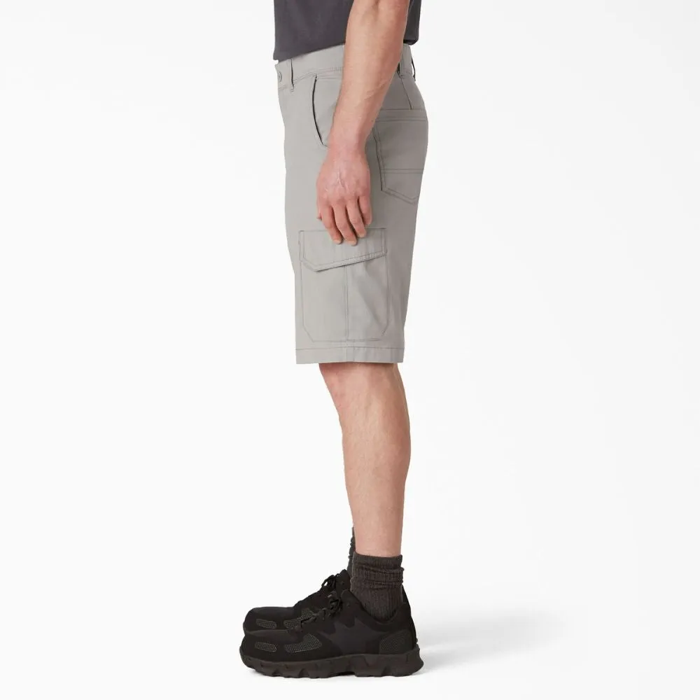 Dickies Men's 11" FLEX Cooling Performance Work Cargo Shorts SR607 - Nickel Grey