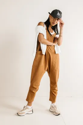 Don't Stop Onesie in Brown