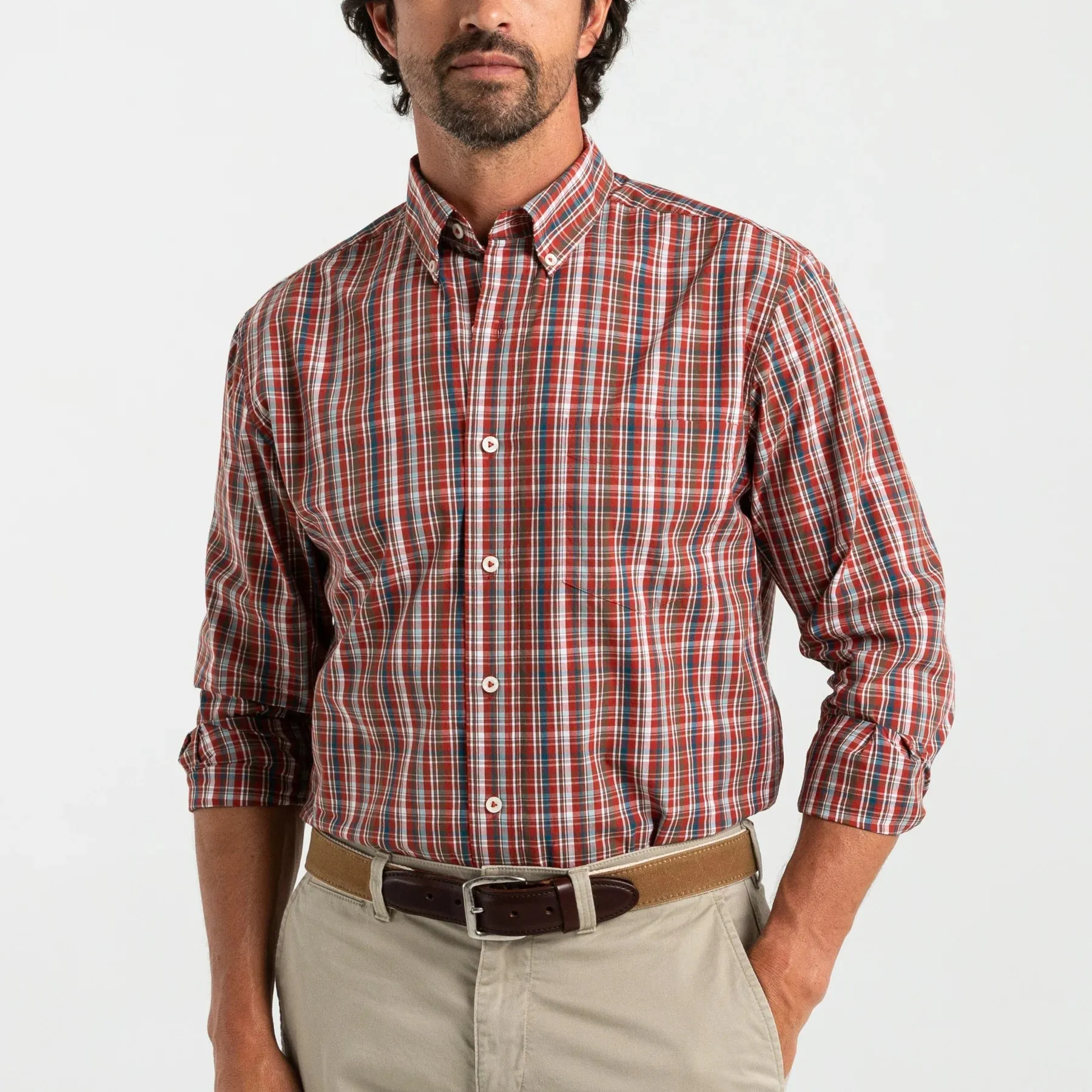 Duck Head Cotton Poplin Sport Shirt