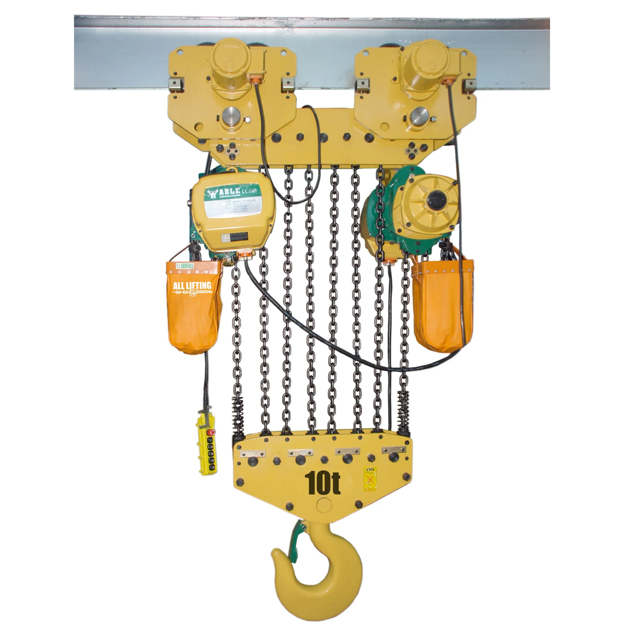 Electric Chain Hoist with Electric Trolley 10t-ALS