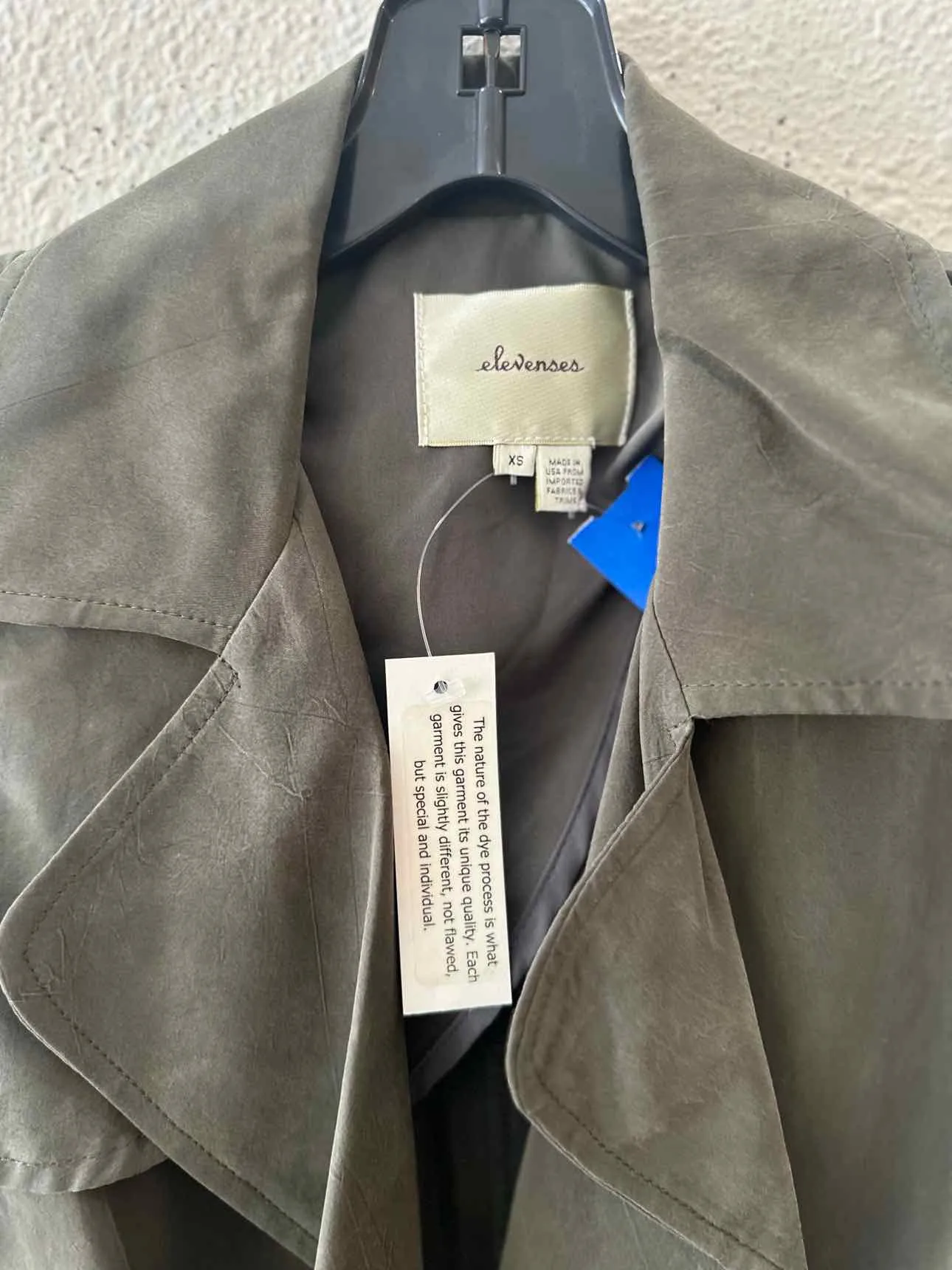 Elevenses Olive Size XS Vest