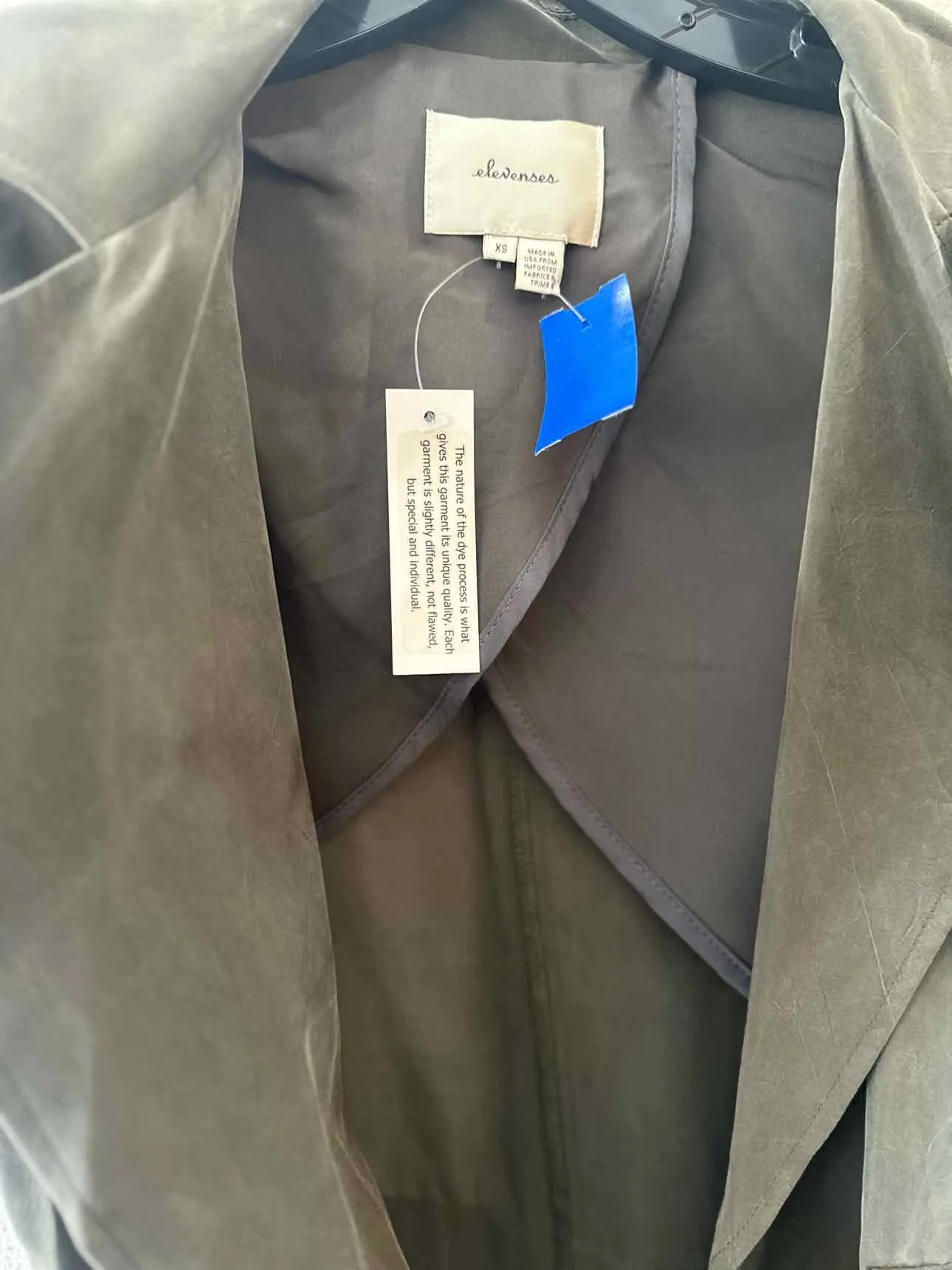 Elevenses Olive Size XS Vest