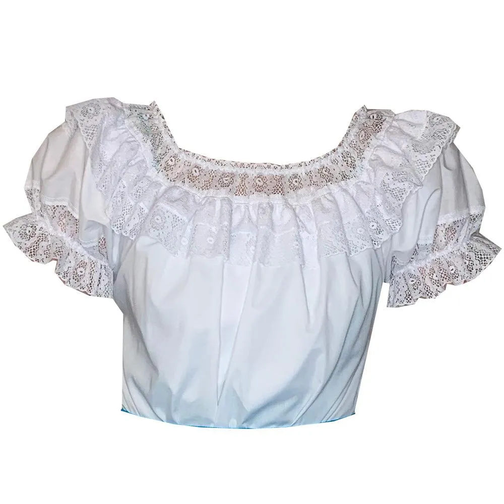 Fiesta Laced Round Neck Blouse