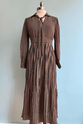Final Sale Black Check Dalliance Dress by Traffic People